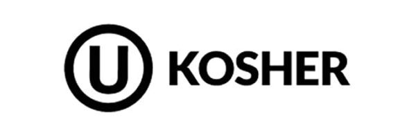 U kosher logo on a white background.