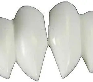 A pair of Billy-Bob Vampire Bite Fangs Faux Fake Teeth Multi-fang Bite Halloween Costume on a white background.