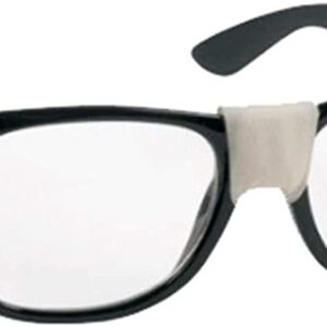 A pair of Nerd Glasses with clear lenses.