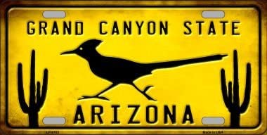 Arizona Grand Canyon State Novelty Metal License Plate Tag LP-8763.