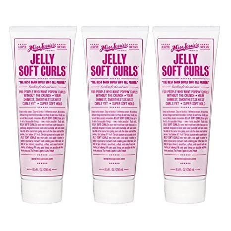 Three tubes of Miss Jessie's Jelly Soft Curls, 8.5 Ounce, 3 Count.