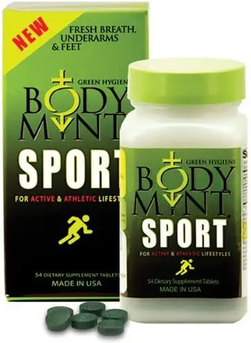 Body Mint Sport for Active and Athletic Lifestyles 54 tabs for active and athletic life.