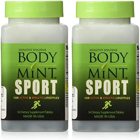 Two packs of Body Mint Sport for Active and Athletic Lifestyles (2 Pack).