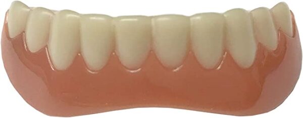 A model of Instant Smile Comfort Fit Flexible Lower Teeth.