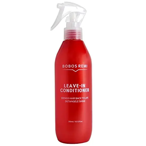 A bottle of BOBOS Remi Leave-in Conditioner 10.15 Oz on a white background.