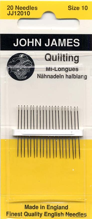 John James Colonial Needle Quilting/Betweens Hand Needles-Size 10 20/Pkg.