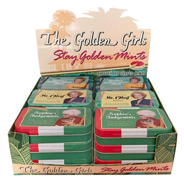 The Golden Girls Stay Golden Mints in Set of 3 Collectible Tins!