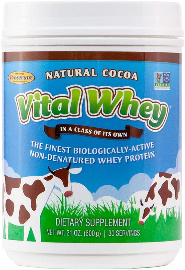 Well Wisdom - Vital Whey Natural Cocoa Flavor 600g (21oz) [Health and Beauty].