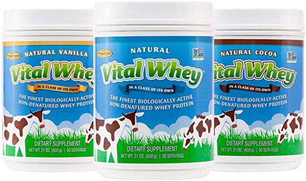 Well Wisdom - Vital Whey Natural Vanilla Flavor 600g (21oz) [Health and Beauty], whey protein powder, whey protein powder, whey protein powder, whey protein powder.