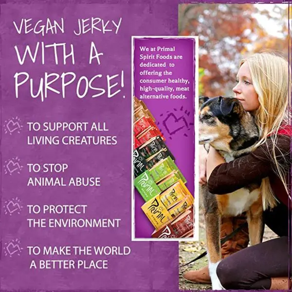 Primal Spirit Vegan Jerky “SHIITAKE MUSHROOM” with a purpose.