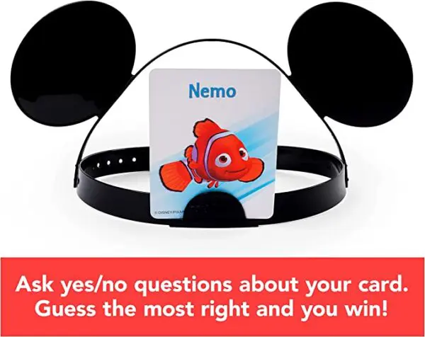 Finding Disney Hedbanz, 2nd Edition Picture-Guessing Family Board Game, for Adults and Kids Ages 7 and up (Styles May Vary) - no questions about your card - guess the most nemo ears.