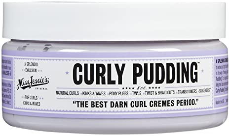 A jar of Miss Jessie's Curly Pudding -8Oz.