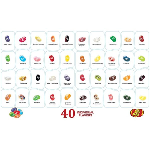 Jelly Belly Beananza 40-Flavor Jelly Bean Gift Box 40 pcs puzzle.