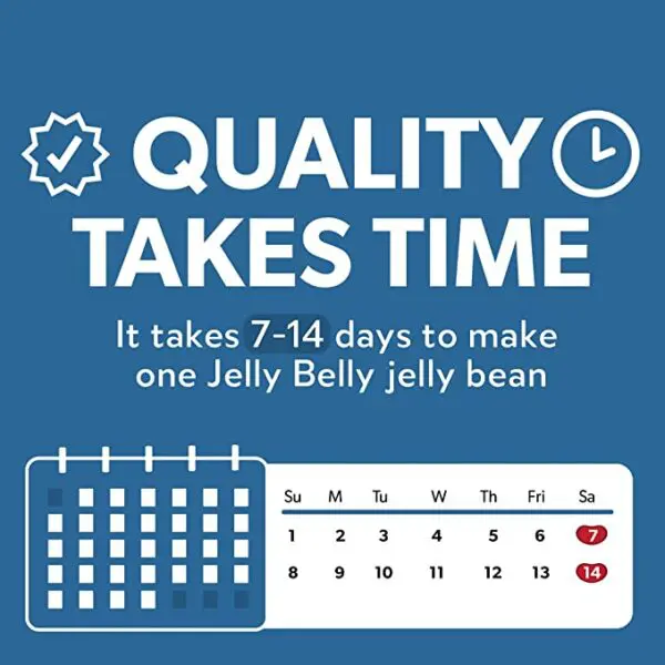 Quality takes time it takes 7 days to make Sugar-Free Jelly Belly Jelly Beans - Genuine, Official, Straight from the Source, 2.8 Ounce (Pack of 12).