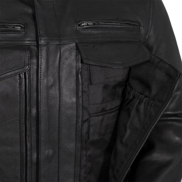 First Mfg Co - Raider - Men's Motorcycle Leather Jacket | Leather Jacket for Men