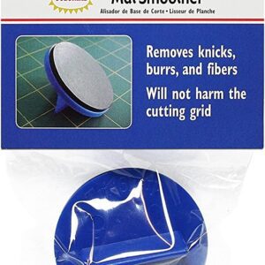 A Colonial Needle Rotary mat Smoother, Blue in a package.