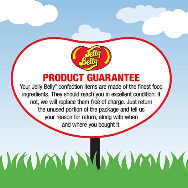 Jelly Belly Sunkist® Fruit Gems Box - 14 Ounces of Assorted Flavors - Made with Real Fruit Juices - Genuine, Official, Straight from the Source product guarantee sign.