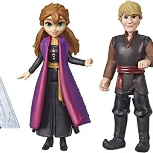 Disney Frozen Small Doll Multipack Inspired by Frozen 2, Includes Anna, Elsa, Kristoff, and Honeymaren action figures.