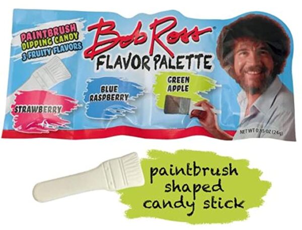 Bob Ross Flavor Palette Paintbrush Dipping Candy stick.