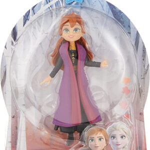 Disney Frozen Anna Small Doll with Removable Cape Inspired by Frozen 2 Elsa Figure.