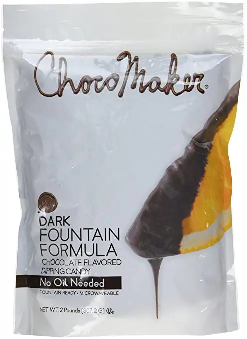 ChocoMaker Dark Chocolate Flavored Fountain Formula Dipping Candy - 32 oz (2 lbs Bag) - ChocoMaker Dark Chocolate Flavored Fountain Formula Dipping Candy - 32 oz (2 lbs Bag) - ChocoMaker Dark Mountain.