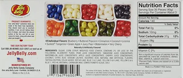 Jelly Belly Jelly Beans Beananza Gift Box, 10 Flavors, 4.25-oz., 12 oz.